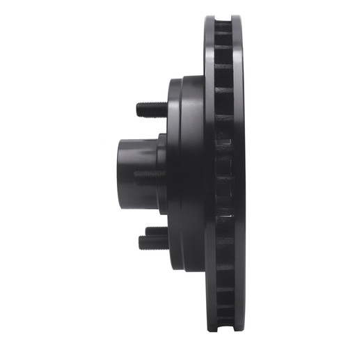 R1 88-96 Chevrolet C2500 Front Left Drilled & Slotted Black Brake Rotor