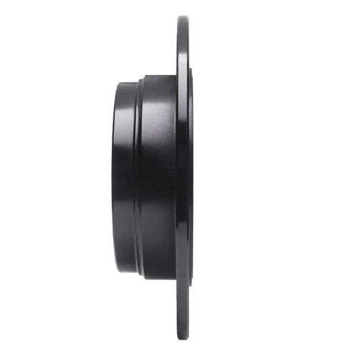 R1 01-03 Acura CL Rear Right Drilled & Slotted Black Brake Rotor