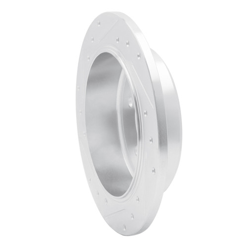 R1 95-02 Ford Explorer Sport Rear Right Drilled & Slotted Silver Brake Rotor