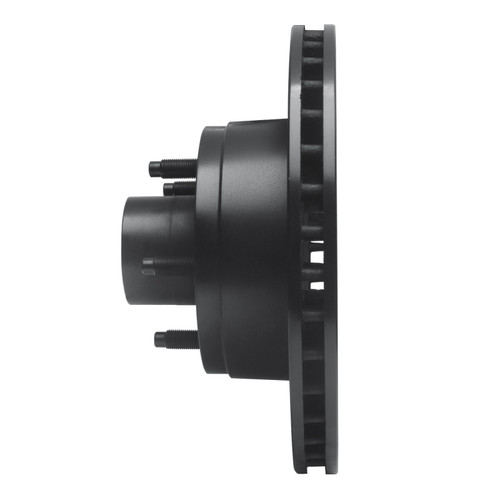 R1 79-91 Ford Country Squire Front Right Drilled & Slotted Black Brake Rotor