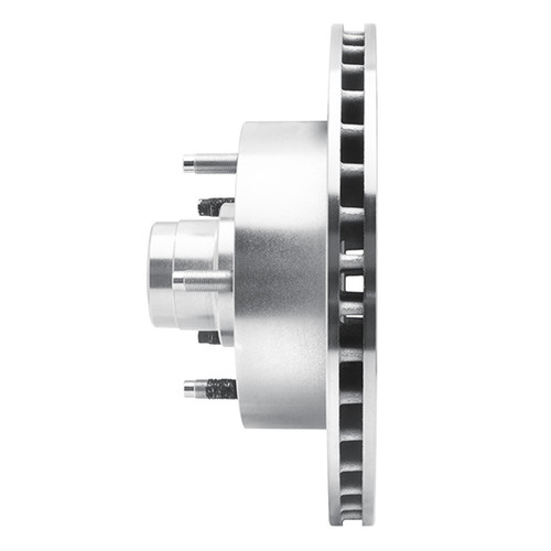 R1 94-03 Ford E-150 Econoline Club Wagon Front Right Drilled & Slotted Silver Brake Rotor