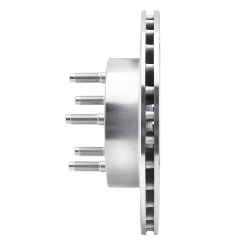 R1 90-94 Ford Bronco II Front Right Drilled & Slotted Silver Brake Rotor