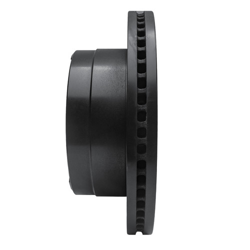 R1 11-22 Ford F-350 Super Duty 2WD Rear Right Drilled & Slotted Black Brake Rotor