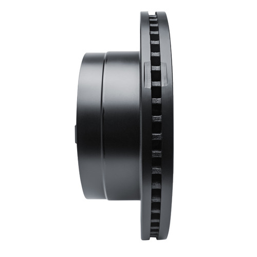 R1 11-22 Ford F-250 4WD (Super Duty) Rear Left Drilled & Slotted Black Brake Rotor