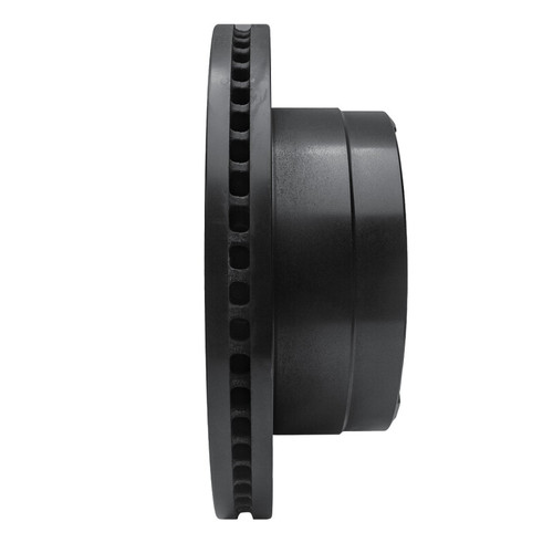 R1 11-22 Ford F-350 Super Duty 2WD Rear Left Drilled & Slotted Black Brake Rotor