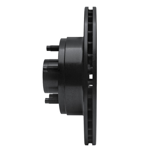 R1 74-80 Ford Granada Front Right Drilled & Slotted Black Brake Rotor