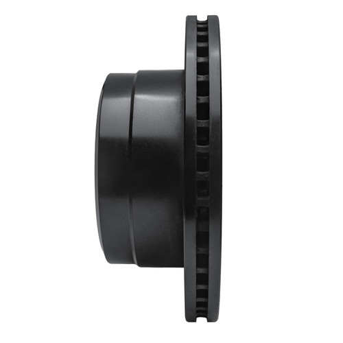 R1 05-12 Ford F-350 Super Duty 2WD Rear Right Drilled & Slotted Black Brake Rotor