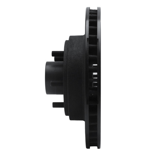 R1 70-72 Ford Galaxie 500 Front Left Drilled & Slotted Black Brake Rotor