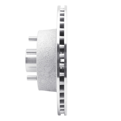 R1 68-70 Ford Falcon Front Left Drilled & Slotted Silver Brake Rotor