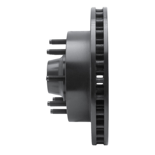 R1 99-02 Ford F-250 2WD (Super Duty) Front Right Drilled & Slotted Black Brake Rotor