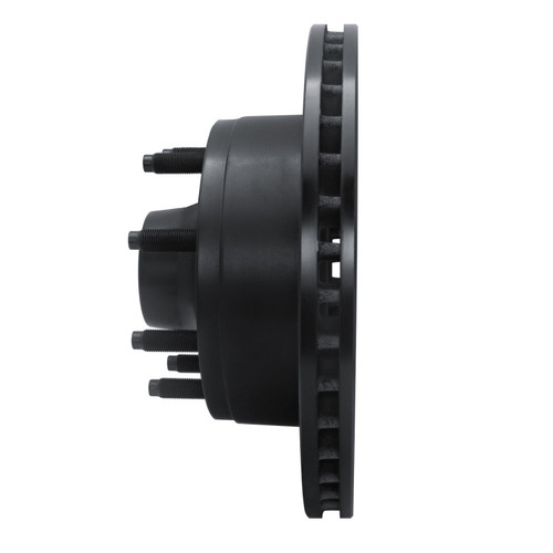 R1 95-07 Ford E-350 Econoline Club Wagon Front Left Drilled & Slotted Black Brake Rotor