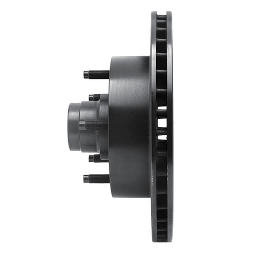 R1 94-03 Ford E-150 Club Wagon Front Right Drilled & Slotted Black Brake Rotor