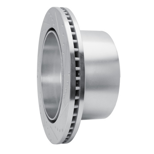 R1 01-10 Chevrolet Express 3500 Rear Left Drilled & Slotted Silver Brake Rotor