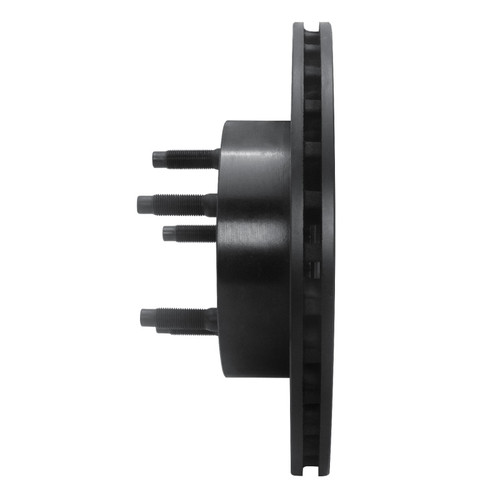 R1 93-94 Ford Explorer Front Right Drilled & Slotted Black Brake Rotor