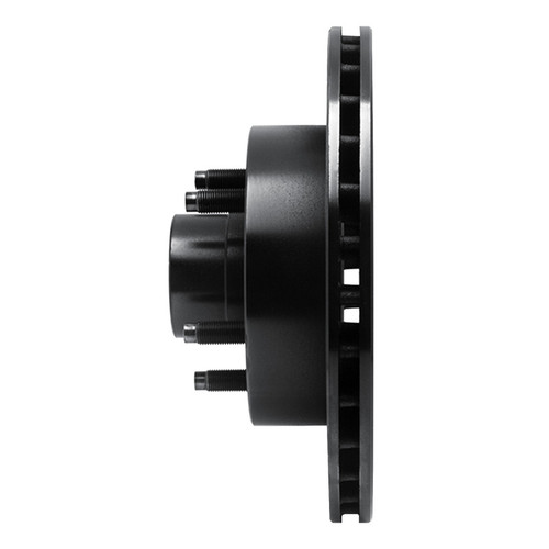 R1 86-92 Ford Bronco II Front Right Drilled & Slotted Black Brake Rotor