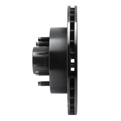 R1 86-92 Ford Bronco II Front Left Drilled & Slotted Black Brake Rotor