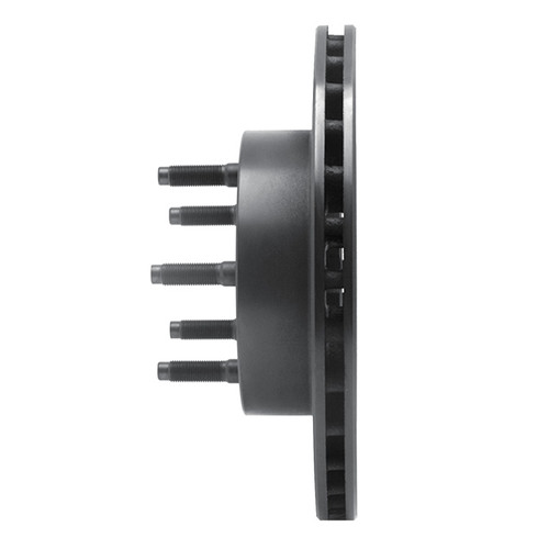 R1 90-94 Ford Explorer Front Left Drilled & Slotted Black Brake Rotor