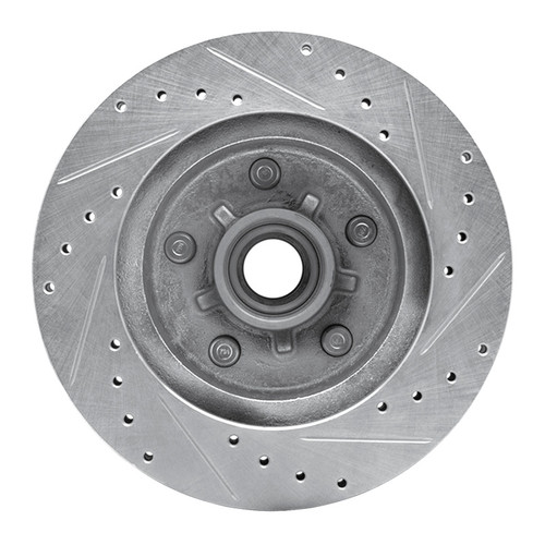 R1 77-95 Buick Riviera Front Left Drilled & Slotted Silver Brake Rotor
