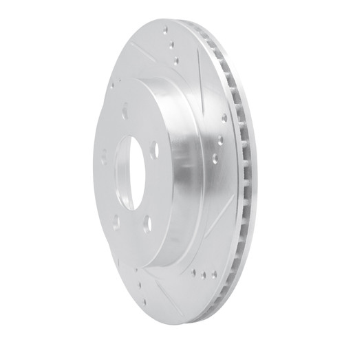 R1 93-97 Chevrolet Camaro Rear Right Drilled & Slotted Silver Brake Rotor