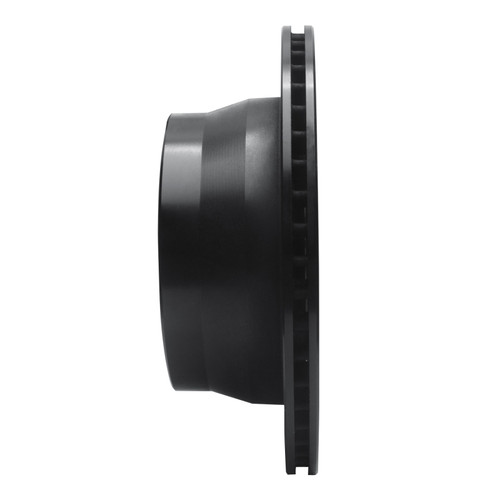 R1 97-05 Chevrolet S10 Rear Right Drilled & Slotted Black Brake Rotor