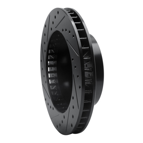 R1 63-82 Chevrolet Camaro Front/Rear Right Drilled & Slotted Black Brake Rotor