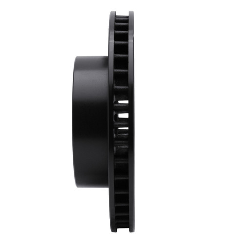 R1 63-82 Chevrolet Corvette Front/Rear Left Drilled & Slotted Black Brake Rotor