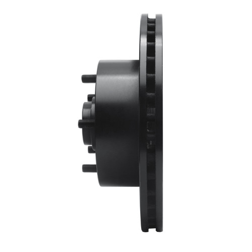 R1 67-74 Buick GS Front Right Drilled & Slotted Black Brake Rotor