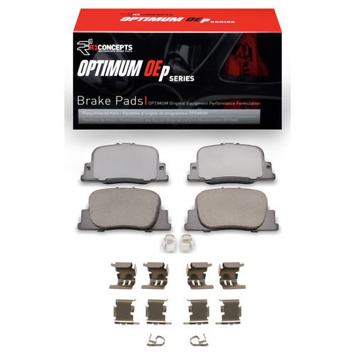 R1 00-10 Lexus ES300 Rear Optimum OE Brake Pads & Hardware Kit
