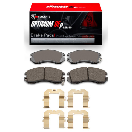 R1 90-96 Subaru Impreza Front Optimum OE Brake Pads & Hardware Kit