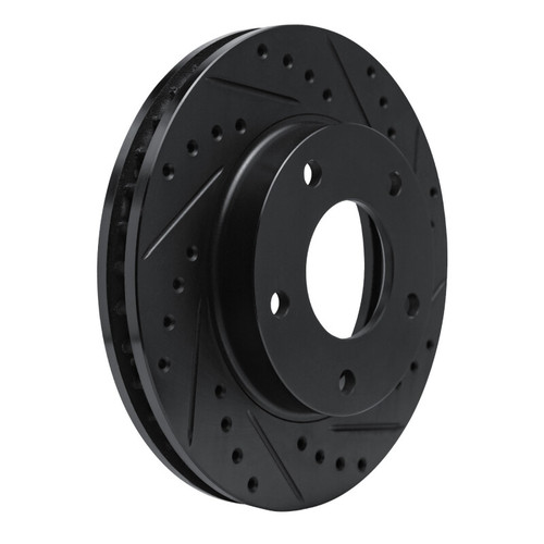 R1 69-78 Cadillac Eldorado Rear/Front Right Drilled & Slotted Black Brake Rotor