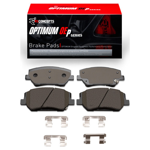 R1 19-20 Hyundai Santa Fe Front Optimum OE Brake Pads & Hardware Kit