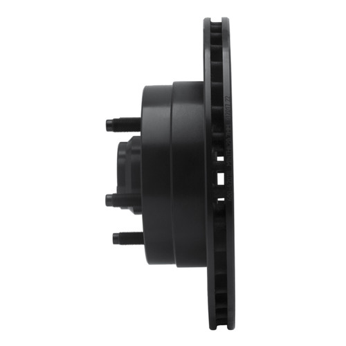 R1 86-92 Jeep Wagoneer Front Left Drilled & Slotted Black Brake Rotor