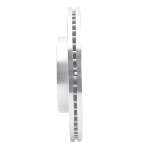 R1 2019-2026 Cadillac Vistiq Front Right Drilled & Slotted Silver Brake Rotor