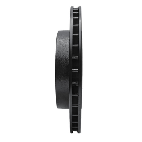 R1 06-10 Jeep Grand Cherokee Rear Left Drilled & Slotted Black Brake Rotor