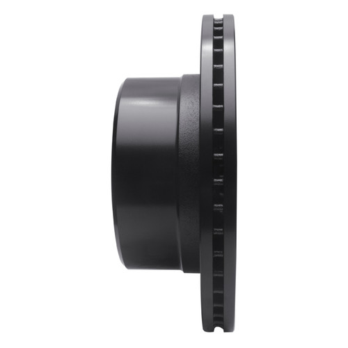 R1 09-25 Dodge Ram 2500 Rear Left Drilled & Slotted Black Brake Rotor