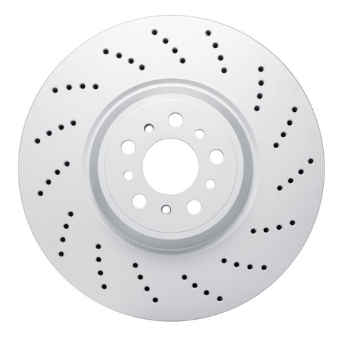 R1 2021-2025 BMW M4 Right Front GeoSPEC Coated Rotor - Drilled