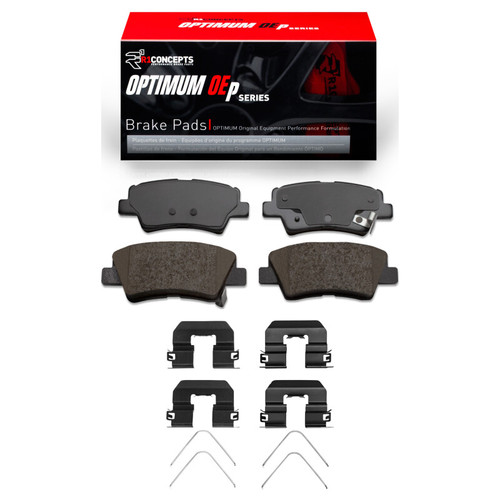 R1 2009-2022 Hyundai AZERA Rear R1 Optimum OE Pads & Hardware Kit