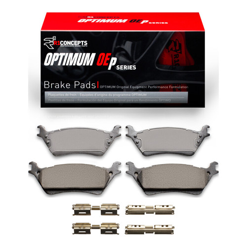 R1 2012-2020 Ford F-150 RWD Rear R1 Optimum OE Pads & Hardware Kit