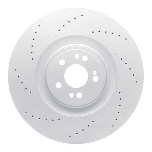 R1 2021-2025 Mercedes-Benz GLE53 AMG SUV Front GeoSPEC Coated Rotor - Drilled