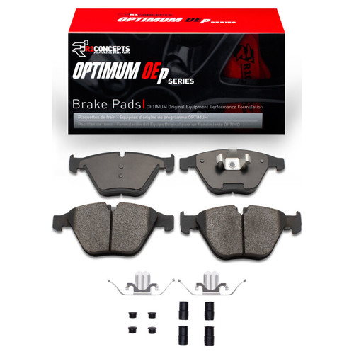 R1 2007-2015 BMW 323I Front R1 Optimum OE Pads & Hardware Kit