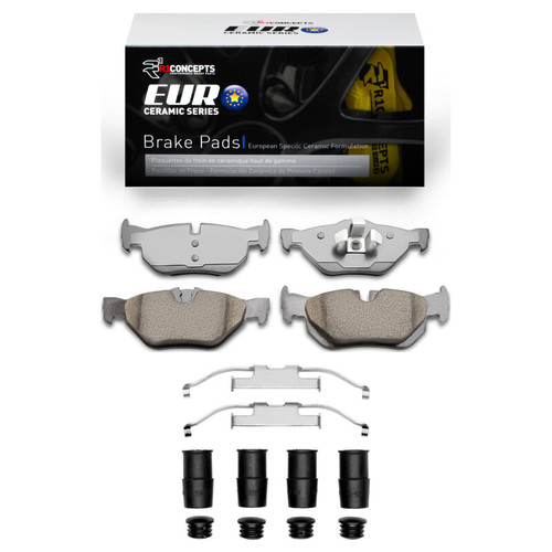 R1 2006-2015 BMW 125i (Mexico) Rear R1 Euro Ceramic Pads & Hardware Kit