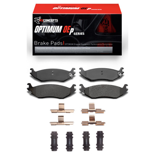 R1 2002-2024 Chrysler Aspen Rear R1 Optimum OE Pads & Hardware Kit