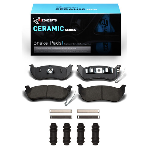 R1 2006-2010 Ford Explorer Rear R1 Ceramic Pads & Hardware Kit