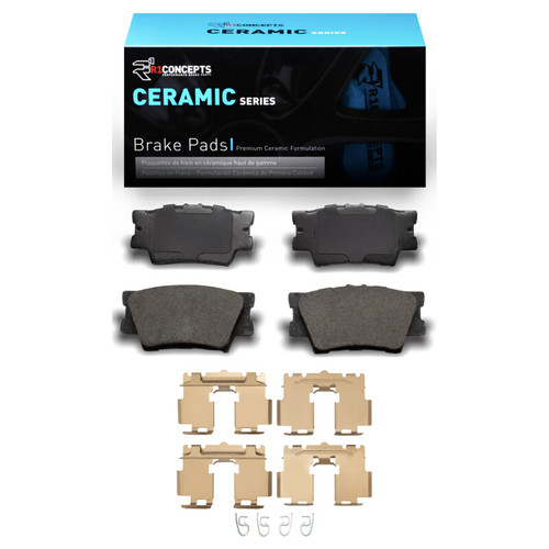 R1 2007-2024 Lexus ES350 Rear R1 Ceramic Pads & Hardware Kit