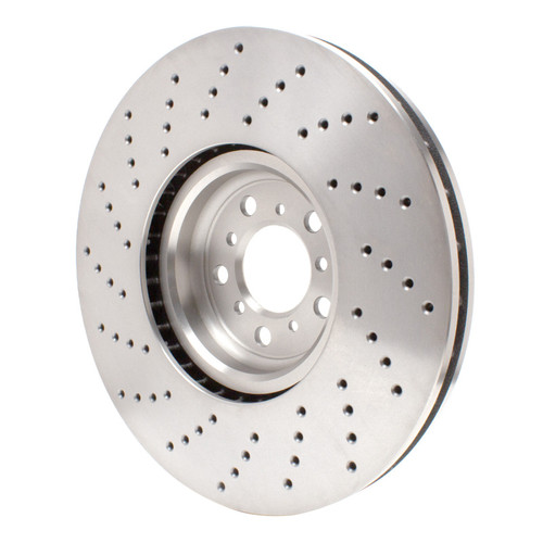 R1 2015-2019 BMW X6 Right Front Brake Rotor - Drilled