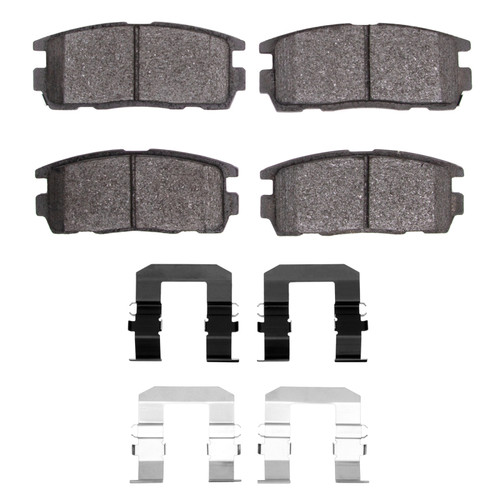 R1 2007-2017 Chevrolet Equinox Rear R1 Semi Met Pads & Hardware Kit