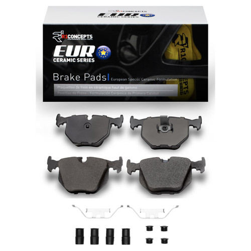 R1 91-10 BMW 330CI Rear Euro Ceramic Brake Pads & Hardware Kit