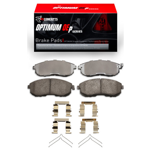 R1 89-06 Infiniti G20 Front Optimum OE Brake Pads & Hardware Kit