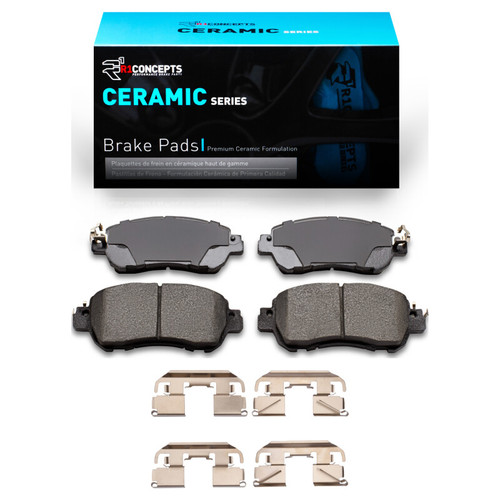 R1 2017-2025 Nissan Versa Front R1 Ceramic Pads & Hardware Kit