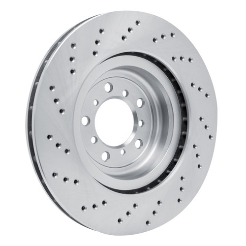 R1 2008-2013 BMW M3 Left Front Brake Rotor - Drilled